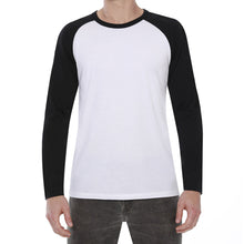 Load image into Gallery viewer, M341B - Heather Long Sleeve Raglan Crew T-Shirt