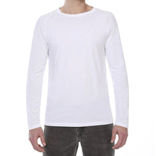 Load image into Gallery viewer, M341B - Heather Long Sleeve Raglan Crew T-Shirt