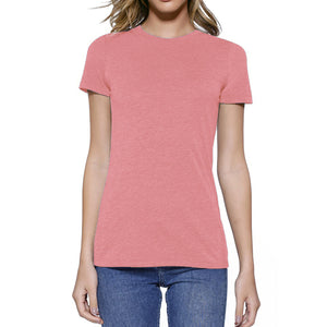 W300B - Womens Heather Crew T-Shirt