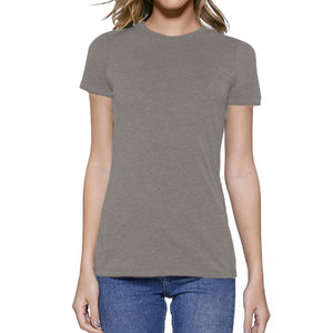 W300B - Womens Heather Crew T-Shirt