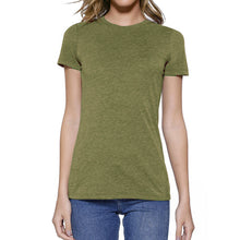 Load image into Gallery viewer, W300B - Womens Heather Crew T-Shirt