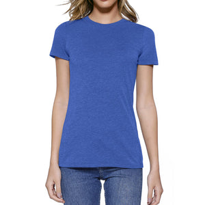 W300B - Womens Heather Crew T-Shirt