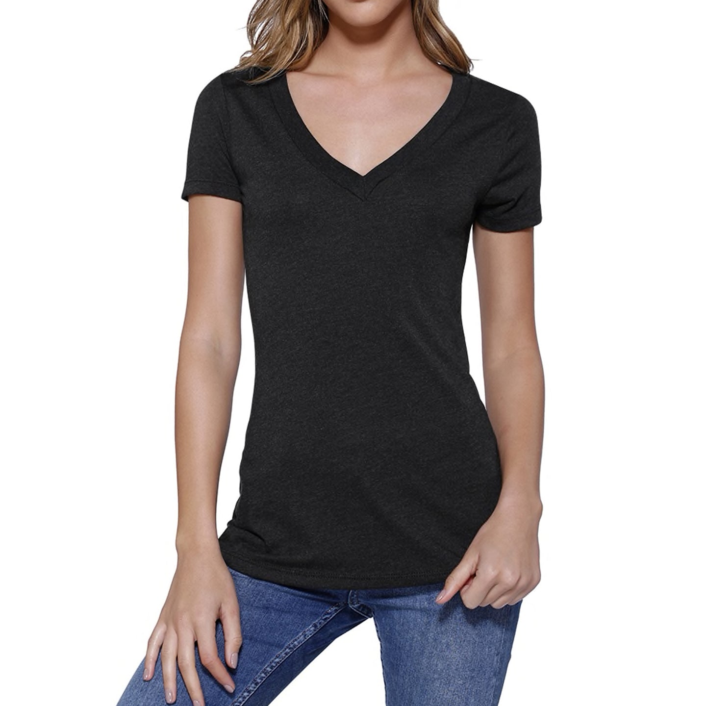 W310T - Womens Tri-Blend V-Neck T-Shirt